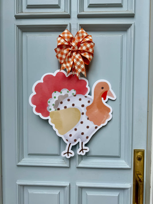 Tom the Turkey Door Hanger